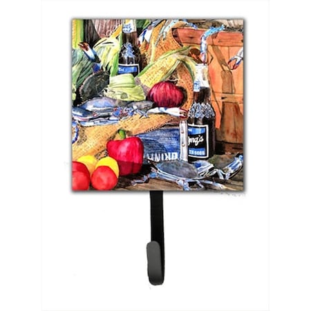 Carolines Treasures Barq s and Crabs Leash Holder Or Key Hook 8538SH4